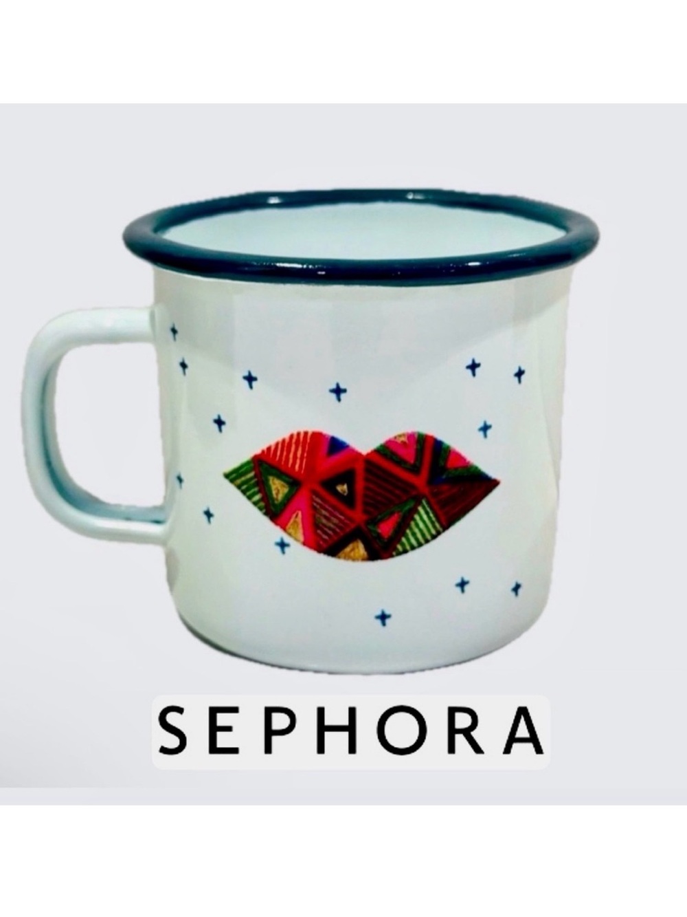 🔥HP🔥VERY RARE SEPHORA Limited Edition Beauty Insider Enamel Mug